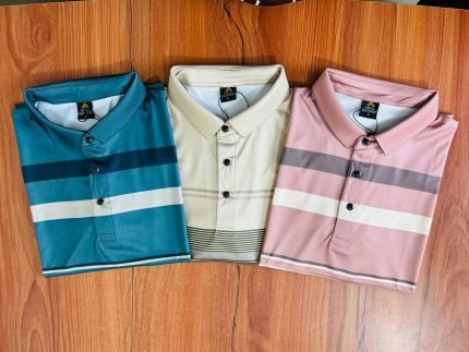 Comfortable China Fabrics Polo shirt 3ps Combo